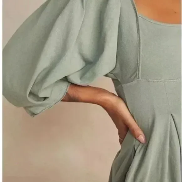 Free People Intimately Lotta Love Romper in Mint, Never Worn, Super Soft & Comfy - Picture 2 of 8